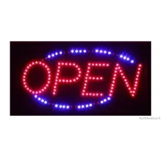 Led-kyltti "OPEN"