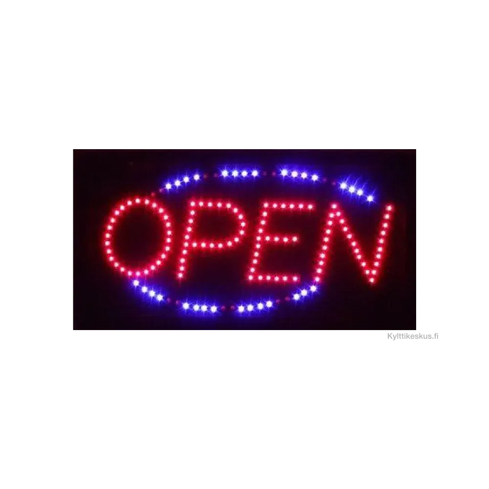 Led-kyltti "OPEN" Led-kyltti "OPEN"