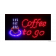 Led-kyltti "Coffee to go"